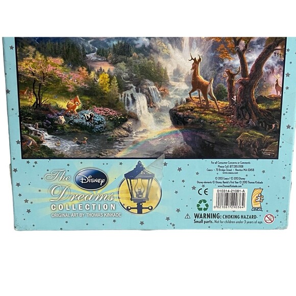 Disney Thomas Kinkade Dreams Collection 750 Piece Puzzle Bambi's First Year Comp - Picture 10 of 16